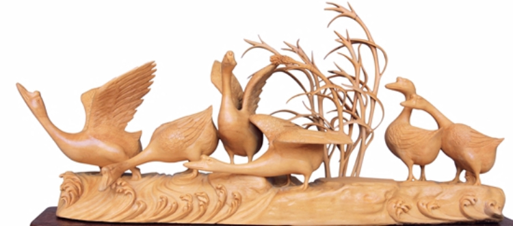 百件木雕(竹编)大师作品——王笃纯作品《水乡即景》 百件木雕(竹编)大师作品——王笃纯作品《水乡即景》