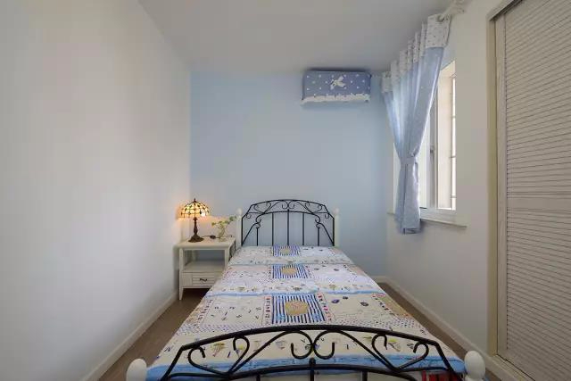 76平地中海小窝，蓝白色调打造温馨舒适的小户型！