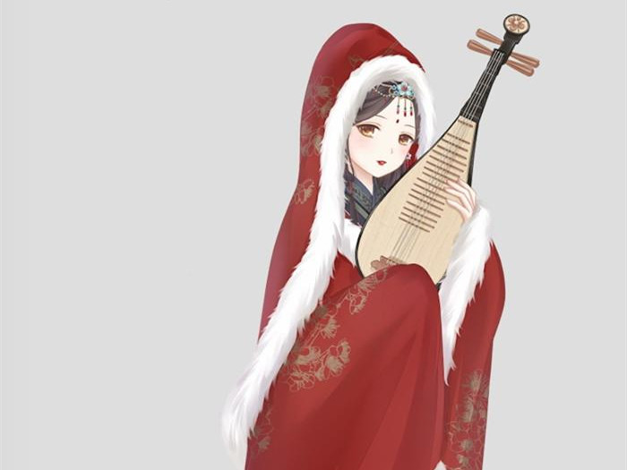 王昭君,在巴彦淖尔弹唱平沙落雁曲 王昭君,在巴彦淖尔弹唱平沙落雁曲