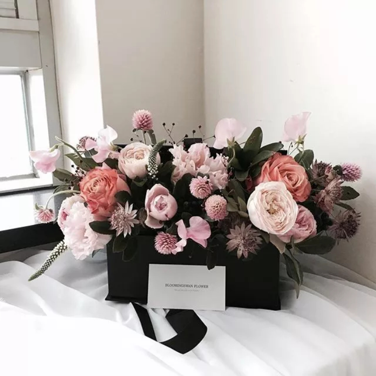 素材集 | 韩国BLOOMINGSWAN花束、花盒及插花图集