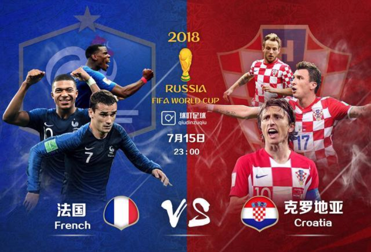 7月15日法国vs克罗地亚全面数据对比分析 2018世界杯谁会是冠军？